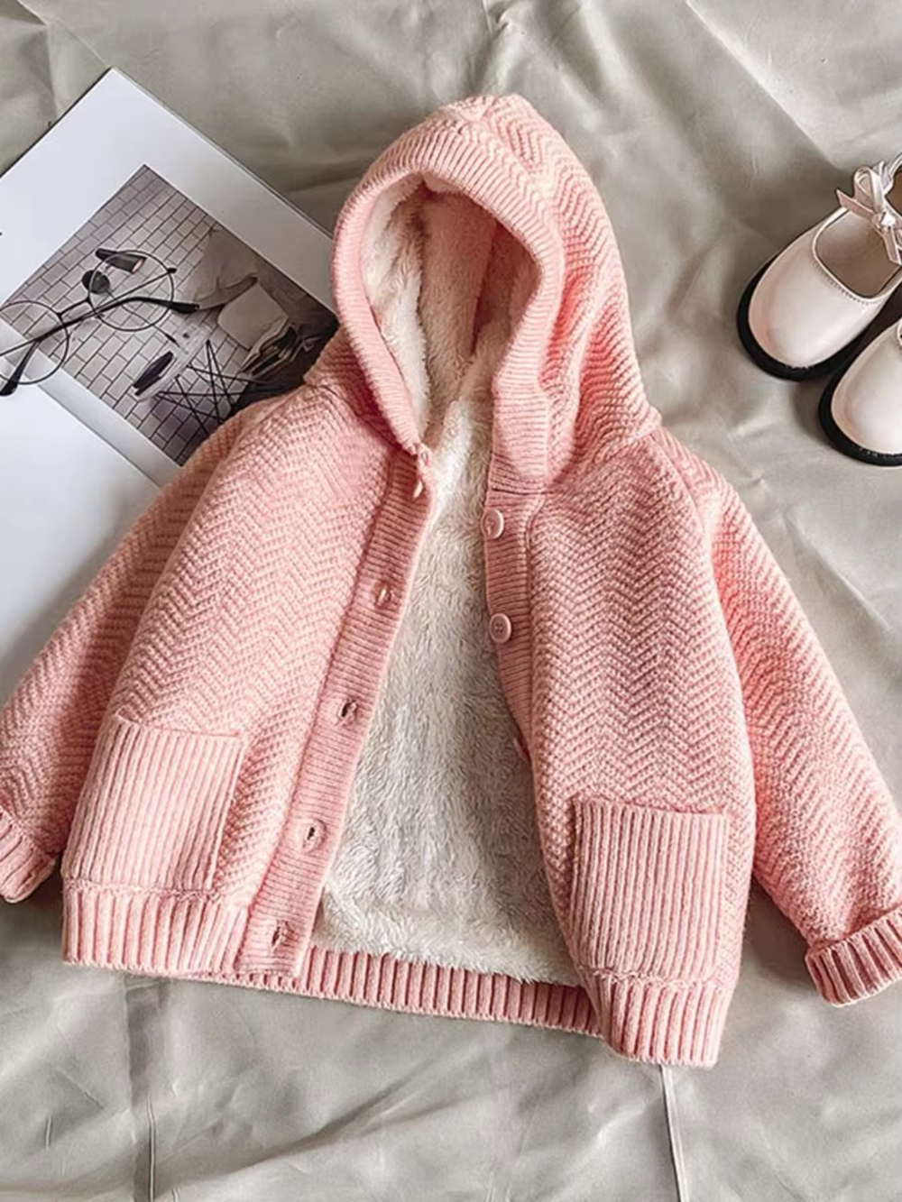 Winter Clothing Toddler - Autumn Winter Kids Fleece Lined Hooded