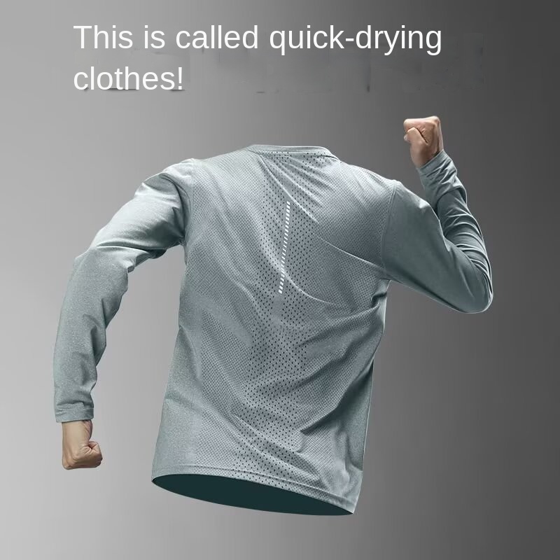Winter Clothing - Men's Long Sleeve Quick-Dry Sports Top