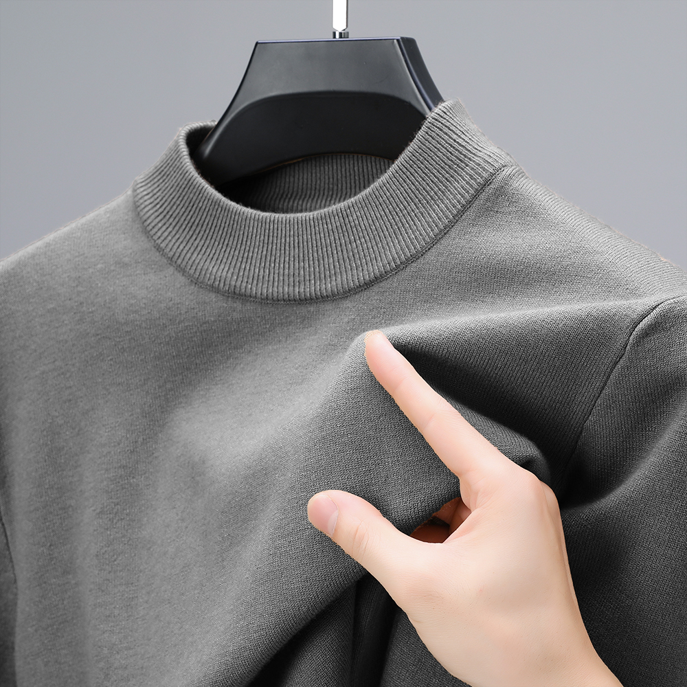 Half Turtleneck Knitwear Sweat - Winter Clothing Brands ulasan dan harga
