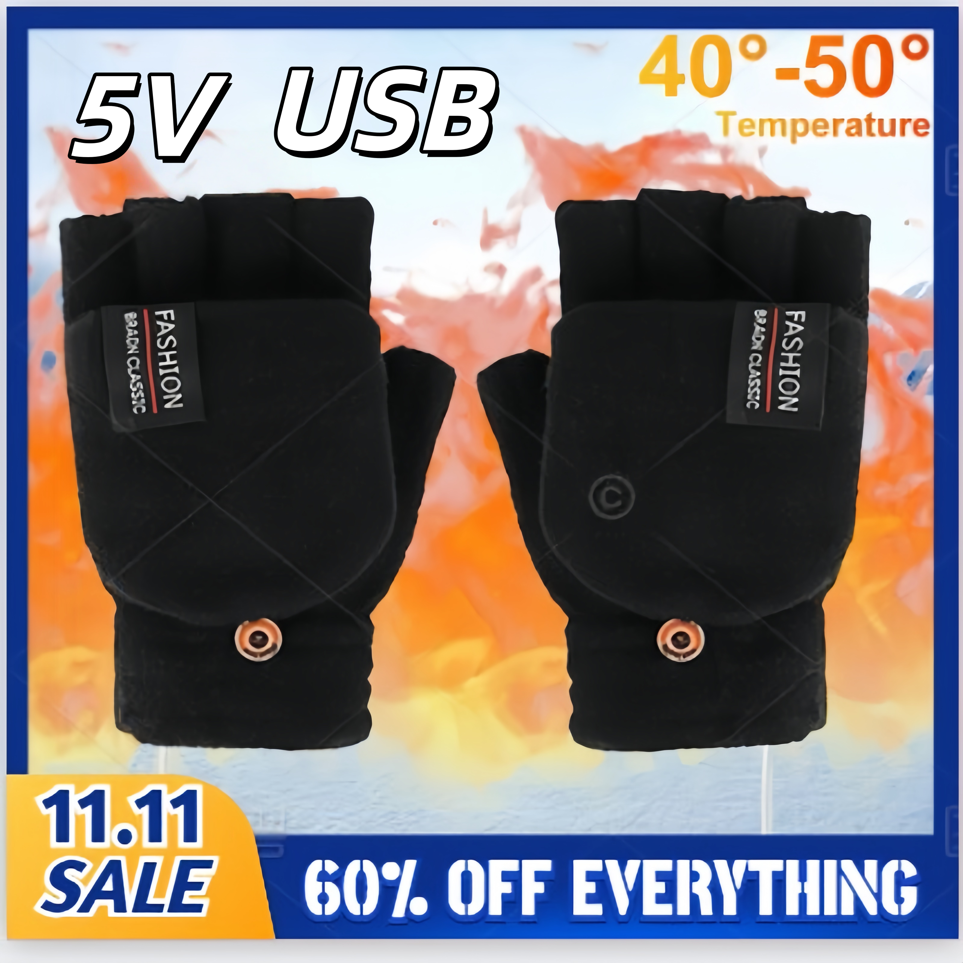 Electric USB Heating Gloves Ha - Hand Warmer Reusable ulasan dan harga