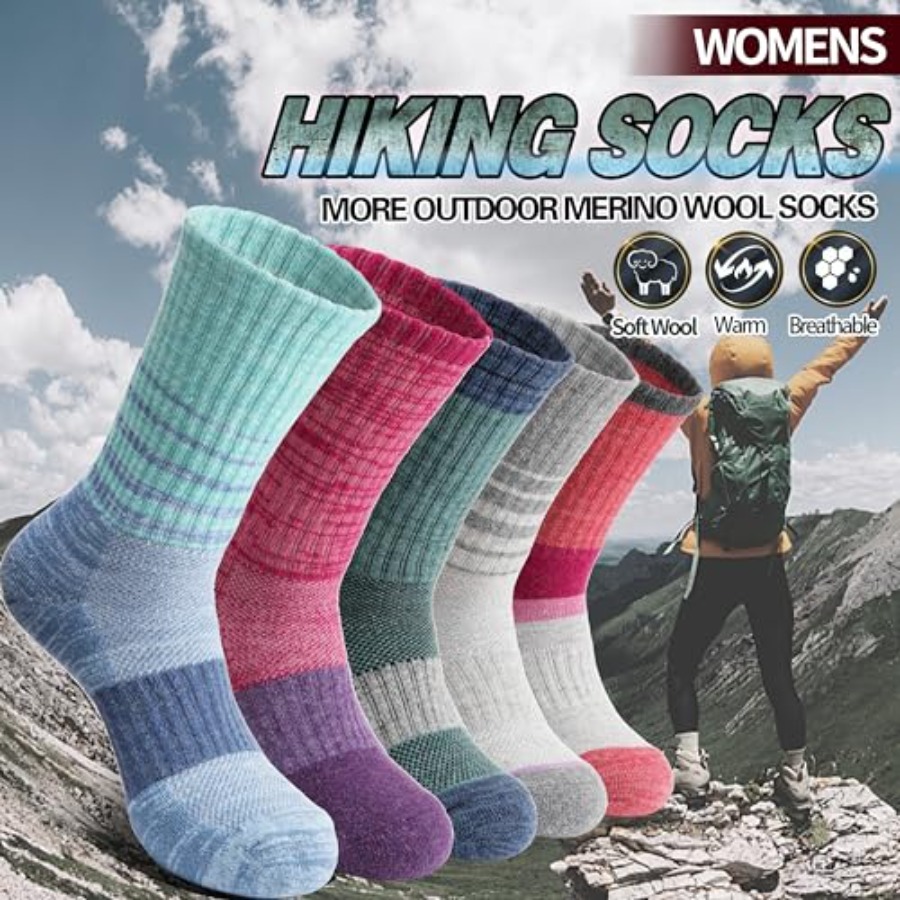 Anlisim Merino Wool Hiking Soc - Thermal Sock Merino ulasan dan harga