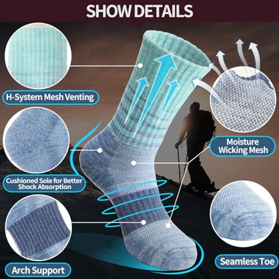 Anlisim Merino Wool Hiking Soc - Thermal Sock Merino ulasan dan harga