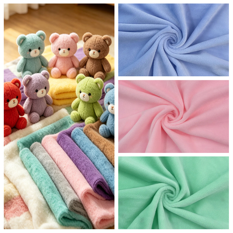 44 Colors Soft Short Plush Fab - Winter Clothing Colors ulasan dan harga