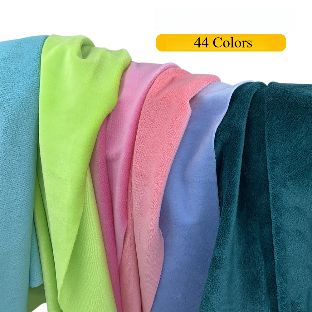 44 Colors Soft Short Plush Fab - Winter Clothing Colors ulasan dan harga