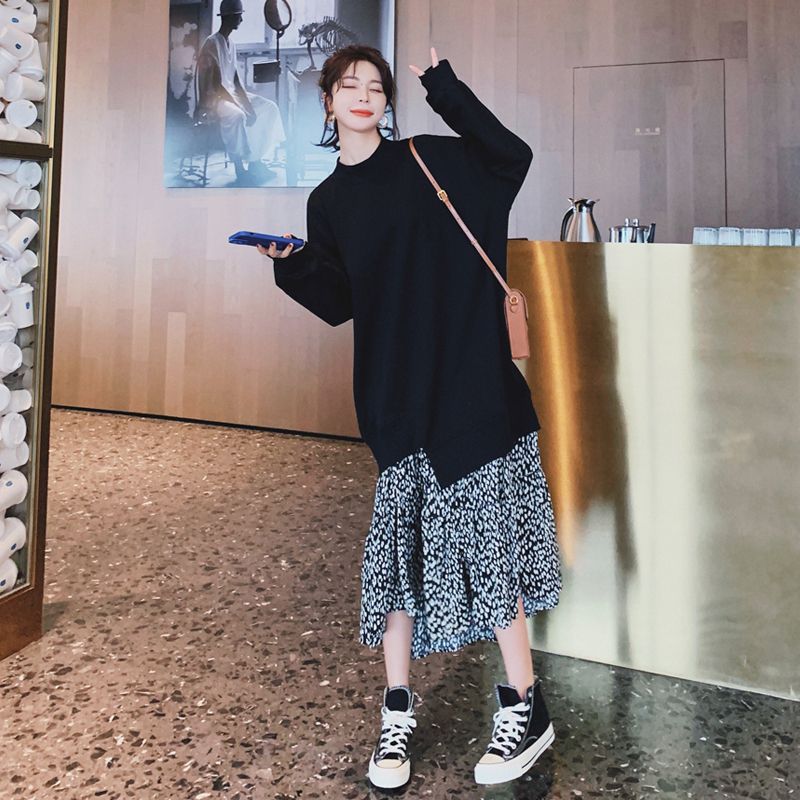 Plus Size Street Casual Patchw - Winter Clothing Trends For Women ulasan dan harga