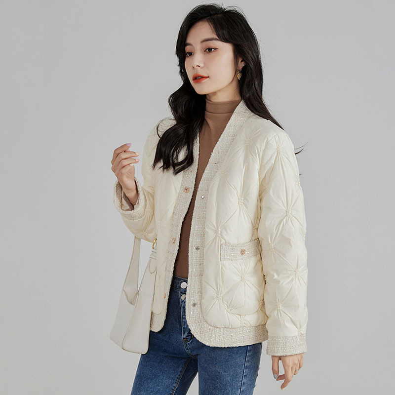 Autumn Winter Down Jacket V-Ne - Winter Clothing Trends For Women ulasan dan harga