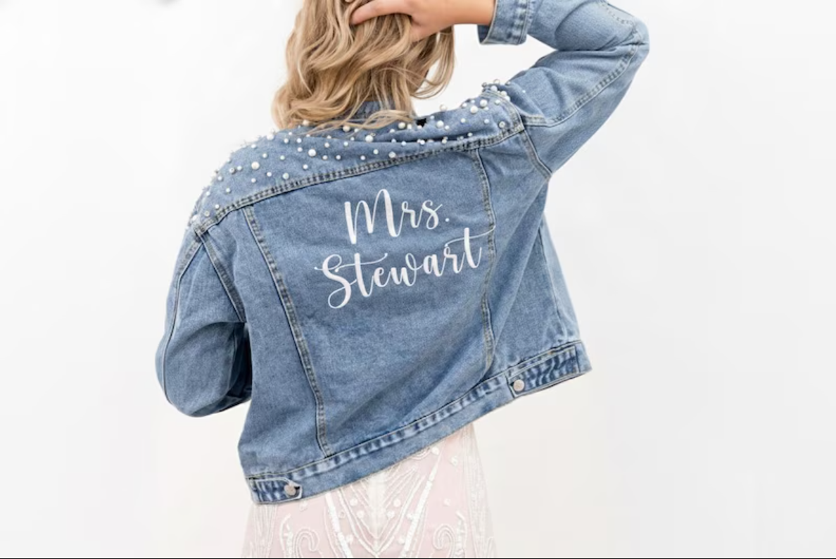 Custom Embroidered Bride Denim - Winter Clothing Essentials ulasan dan harga
