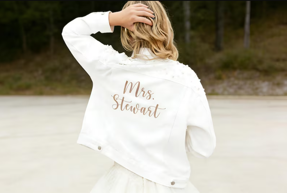 Custom Embroidered Bride Denim - Winter Clothing Essentials ulasan dan harga