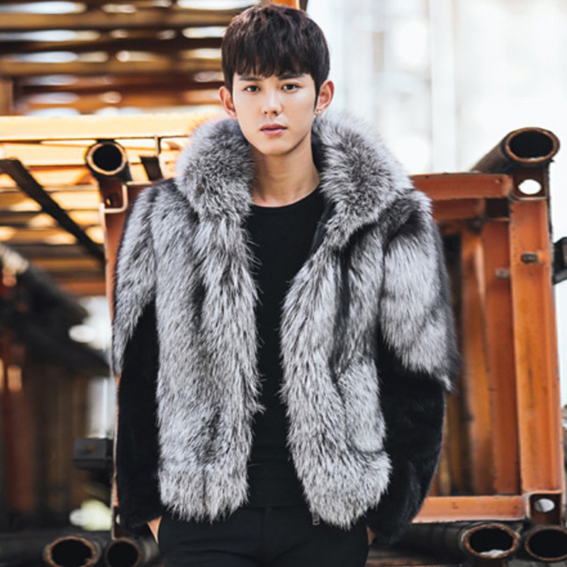 Long Sleeve Zipper Hooded Faux - Winter Clothing Brands ulasan dan harga