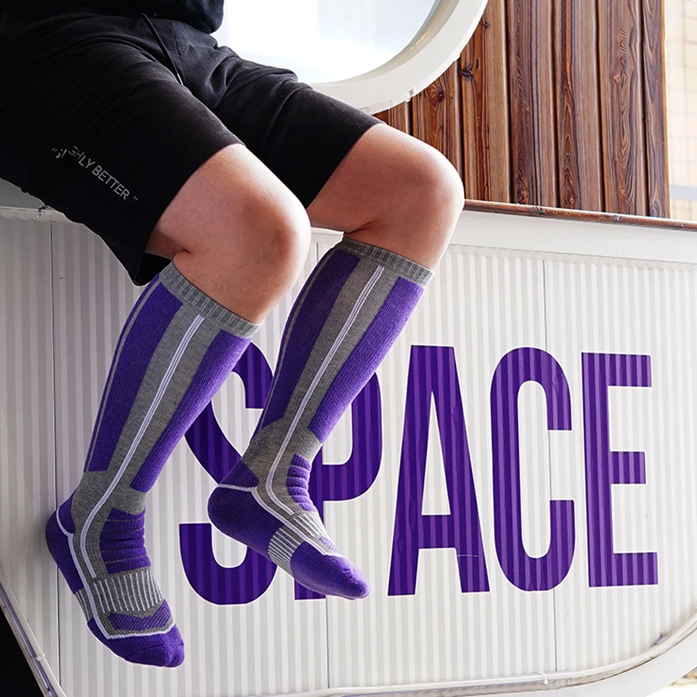 XQQMXX 1Pair Ski Socks Skiing  - Thermal Sock Merino ulasan dan harga