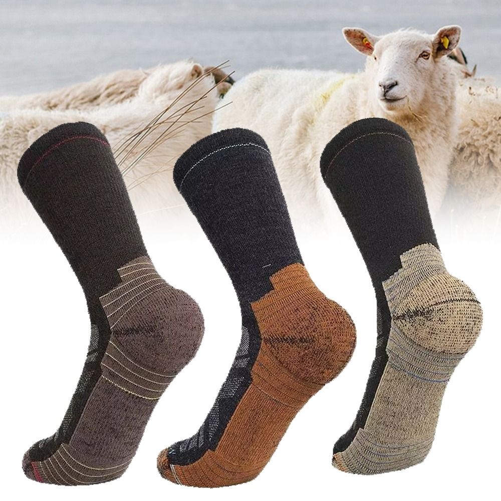 Fuzzy Merino Wool Socks Mounta - Thermal Sock Merino ulasan dan harga