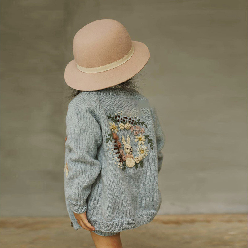 Girls Cardigan 100% Merino Woo - Winter Clothing Toddler ulasan dan harga