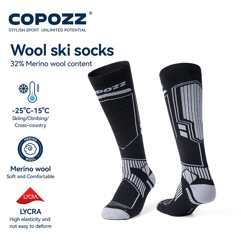 COPOZZ Merino Wool Winter Ski  - Thermal Sock Merino ulasan dan harga