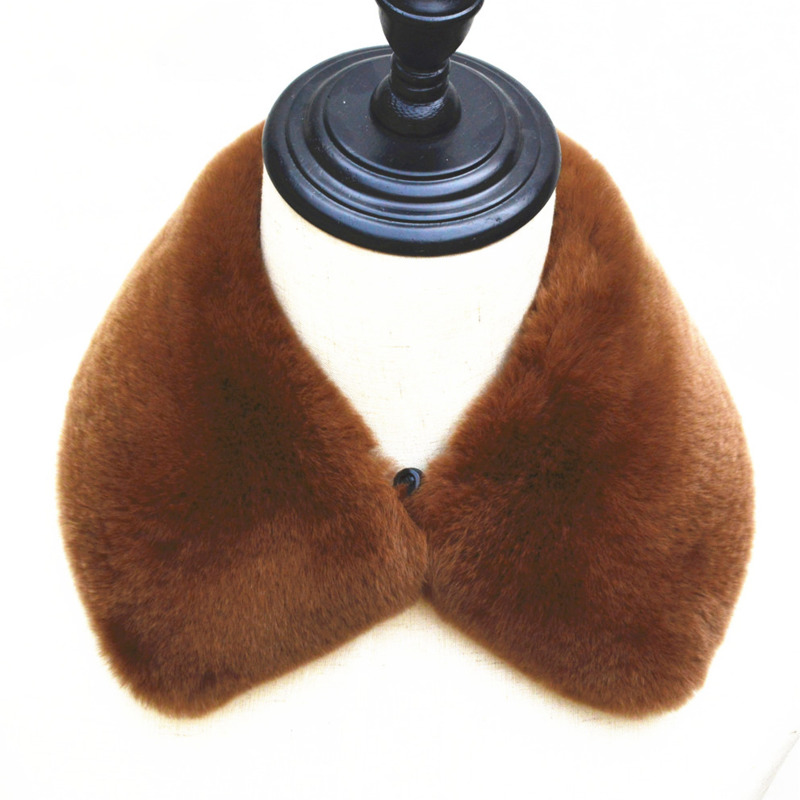 Real Rex Rabbit Fur Collar Wom - Winter Clothing Essentials ulasan dan harga