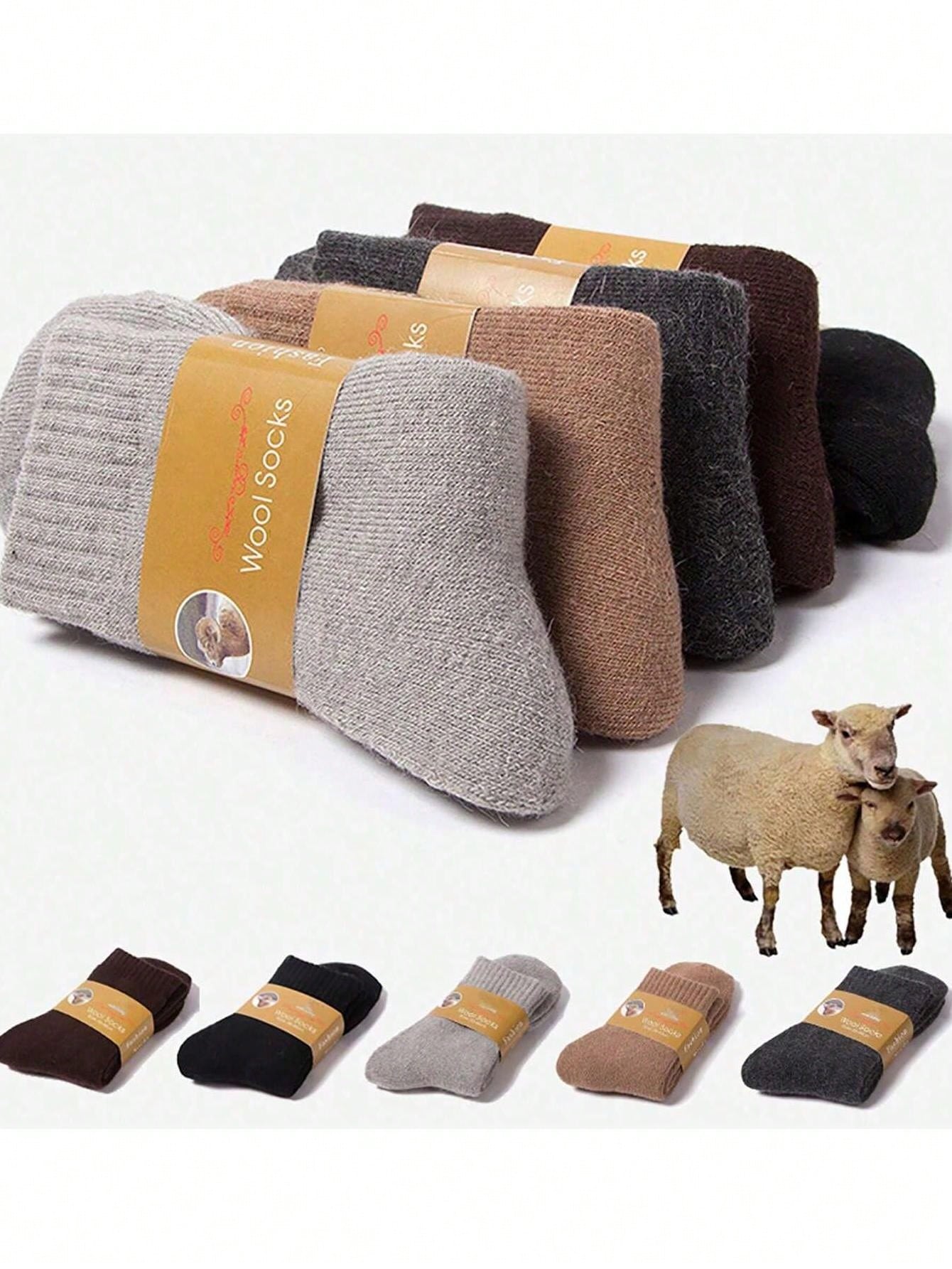 1 Pairs Winter Warm Women Sock - Thermal Sock Merino ulasan dan harga