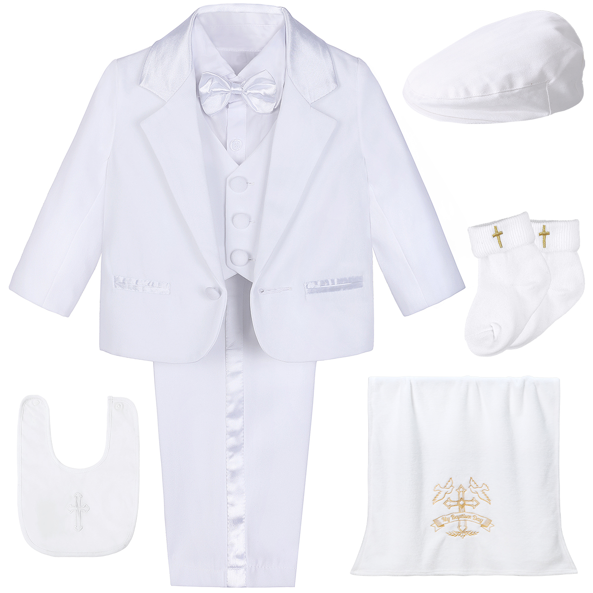 Baby Boy Baptism Outfit Infant - Winter Clothing Toddler ulasan dan harga