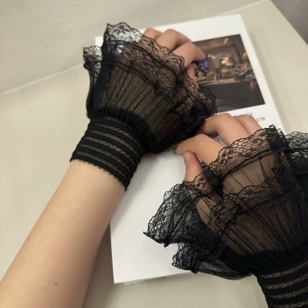 Multilayer Ruffle Lace False S - Winter Clothing Women Sale ulasan dan harga