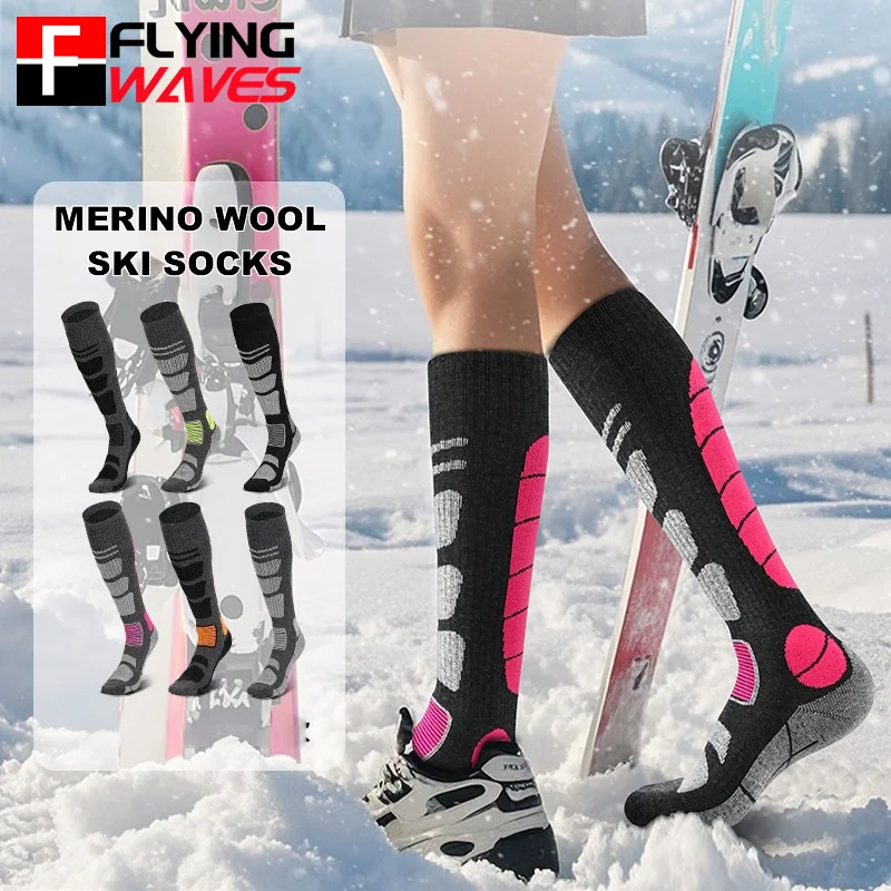 1 Pair Merino Wool Ski Socks M - Thermal Sock Merino ulasan dan harga