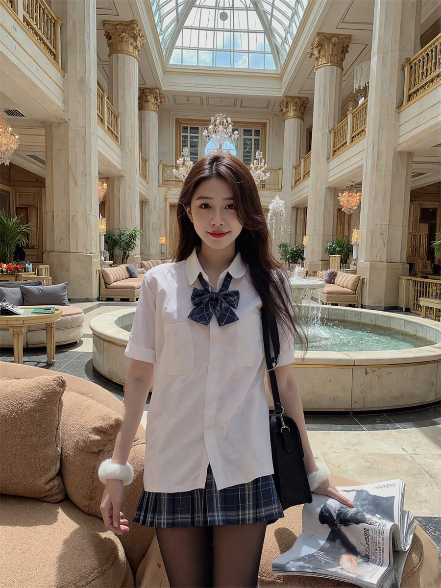 Short Sleeve Korean Style Shir - Winter Clothing Trends For Women ulasan dan harga
