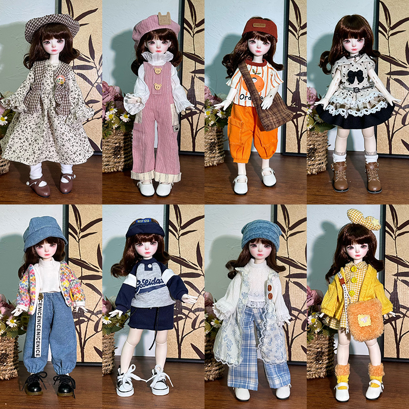 30cm BJD Doll Clothes for Girl - Winter Clothing Essentials ulasan dan harga