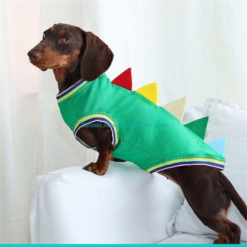 H7BF Dachshund Dinosaur Theme  - Winter Clothing For Dogs ulasan dan harga