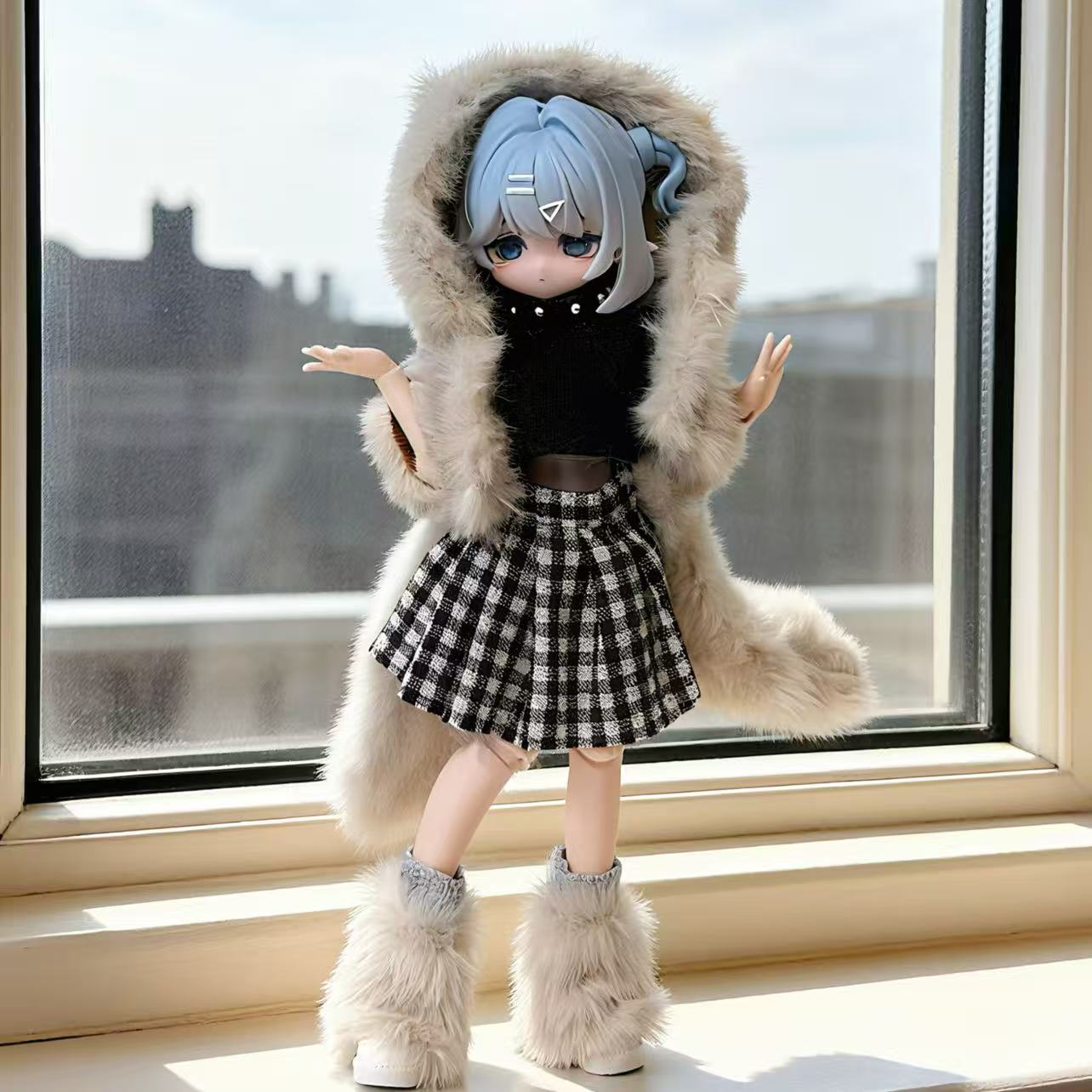 Winter Plush Doll Outfit Set 8 - Winter Clothing Essentials ulasan dan harga