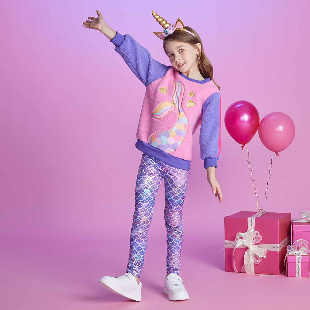 DXTON Girls Sweatshirts Polar  - Winter Clothing Toddler ulasan dan harga