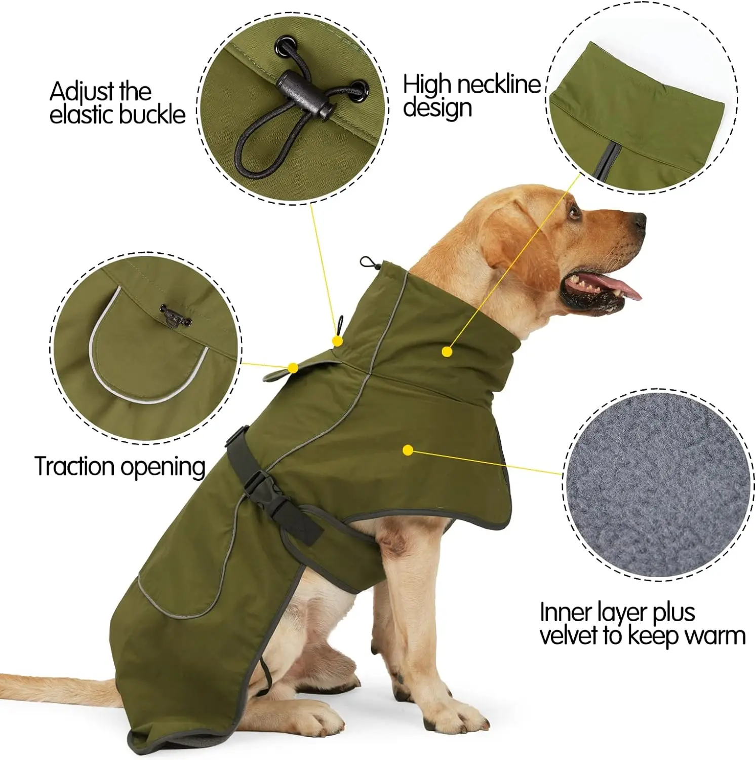 Winter Clothes for Dogs Windpr - Winter Clothing For Dogs ulasan dan harga