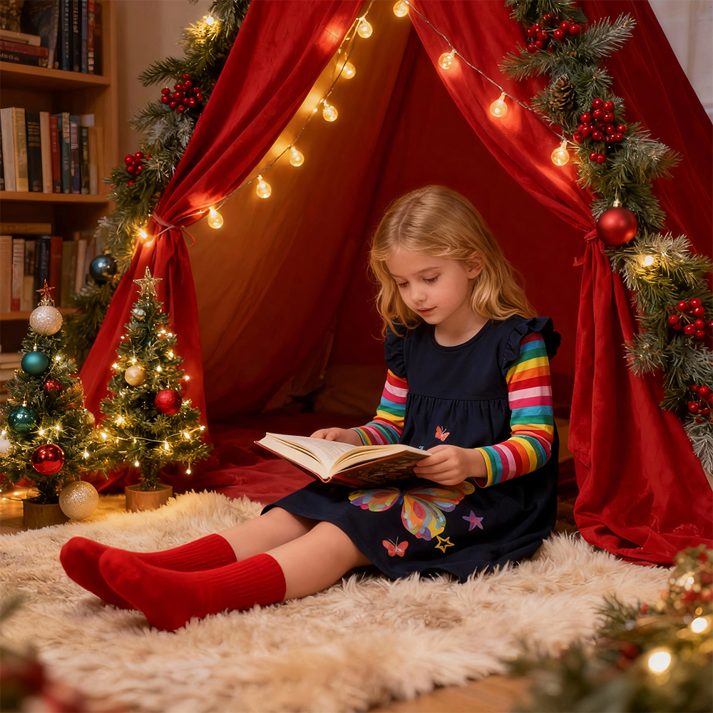 DXTON Children's Daily Dresses - Winter Clothing Toddler ulasan dan harga