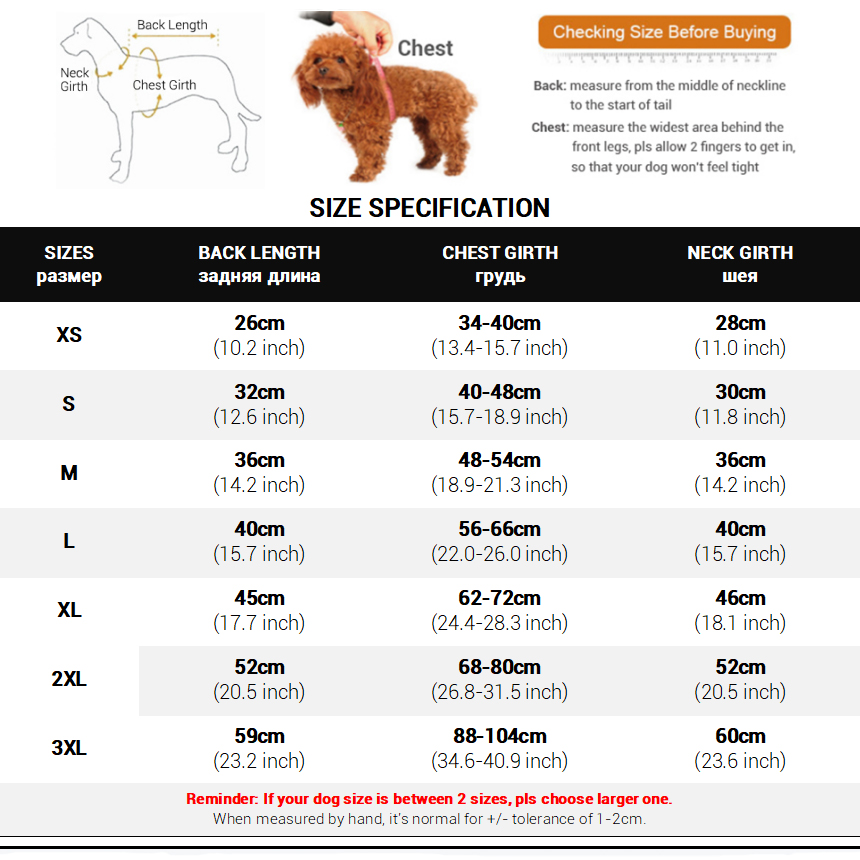 Waterproof Dog Jacket Checked  - Winter Clothing For Dogs ulasan dan harga