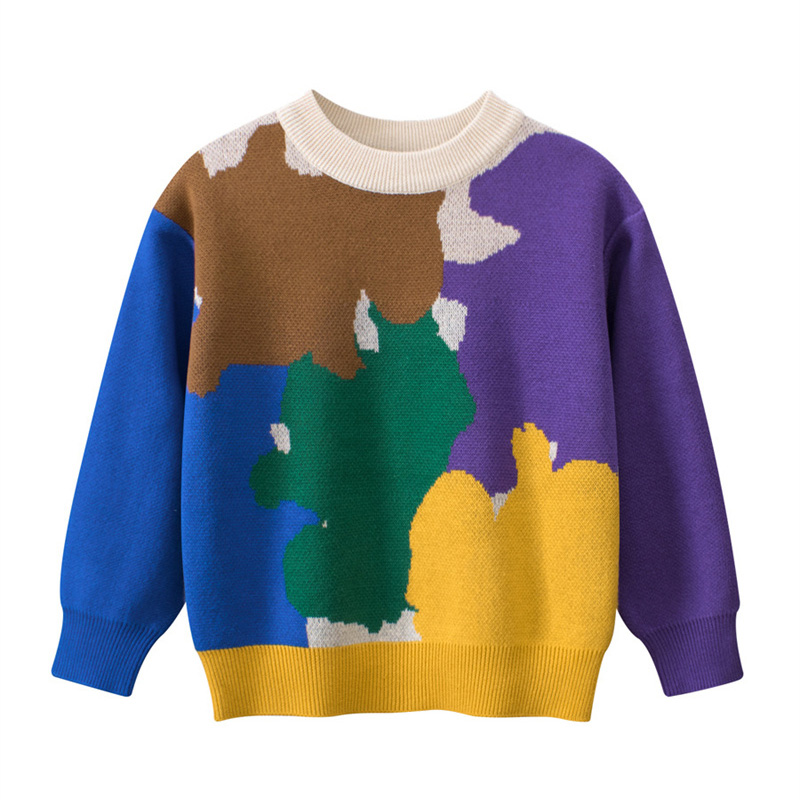 Boys Knitted Sweater Children  - Winter Clothing Toddler ulasan dan harga