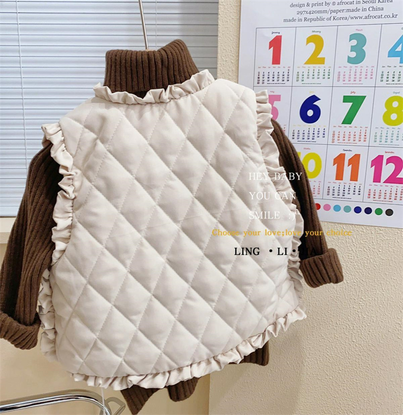 Girls Autumn Vest Children Fle - Winter Clothing Toddler ulasan dan harga