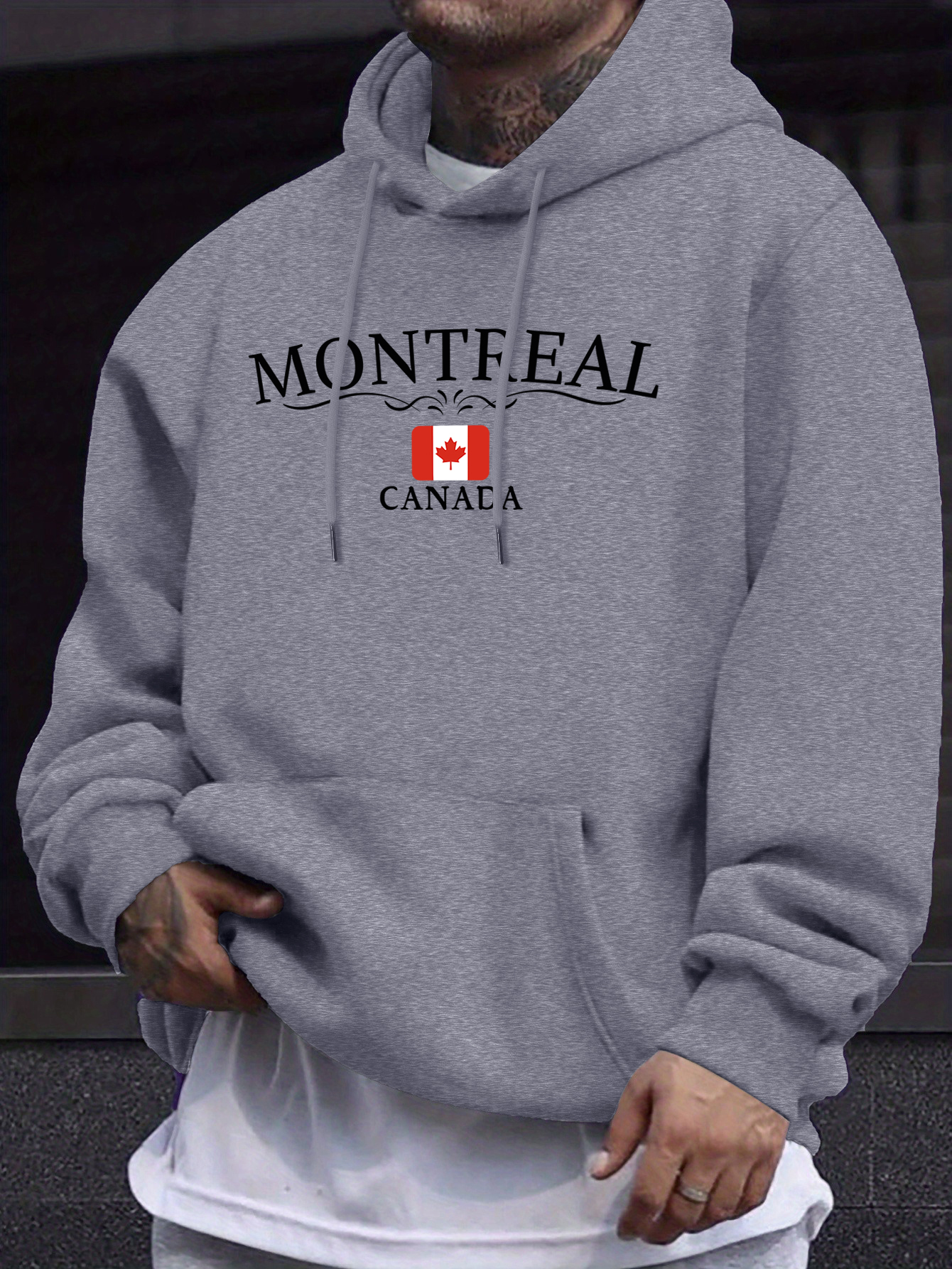 Montreal Canada Letter Printed - Winter Clothing Montreal ulasan dan harga