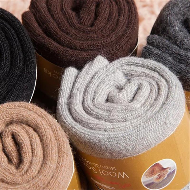 4Pairs/Lot Men's Winter Super  - Thermal Sock Merino ulasan dan harga