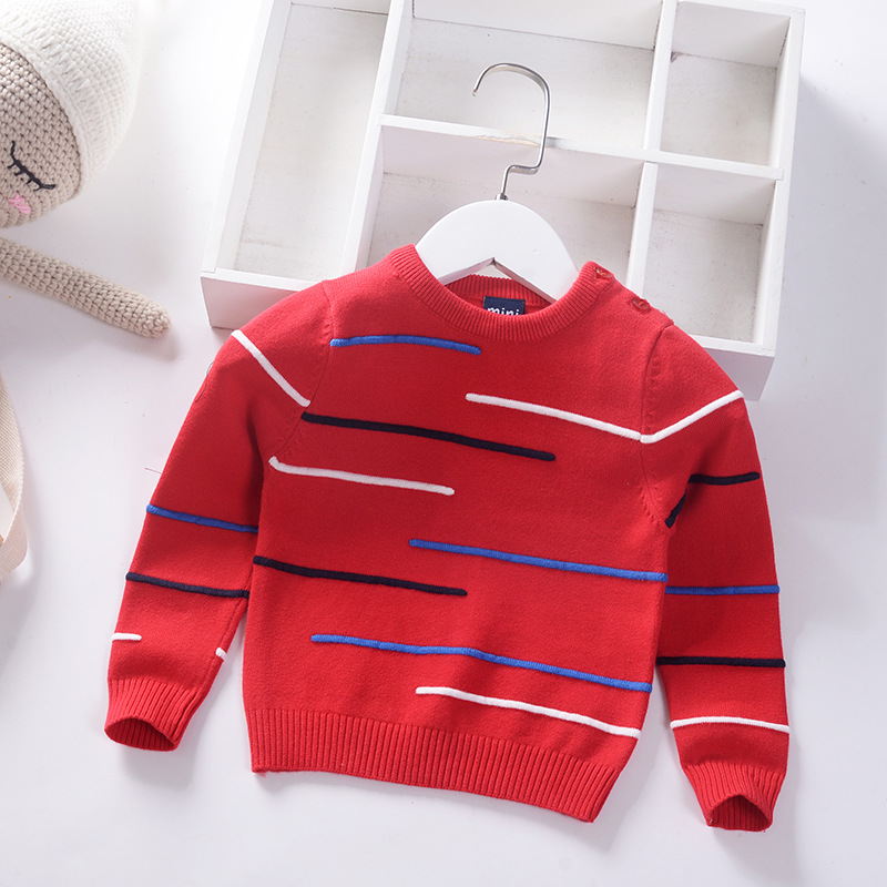 Striped Boys Sweaters Toddler  - Winter Clothing Toddler ulasan dan harga