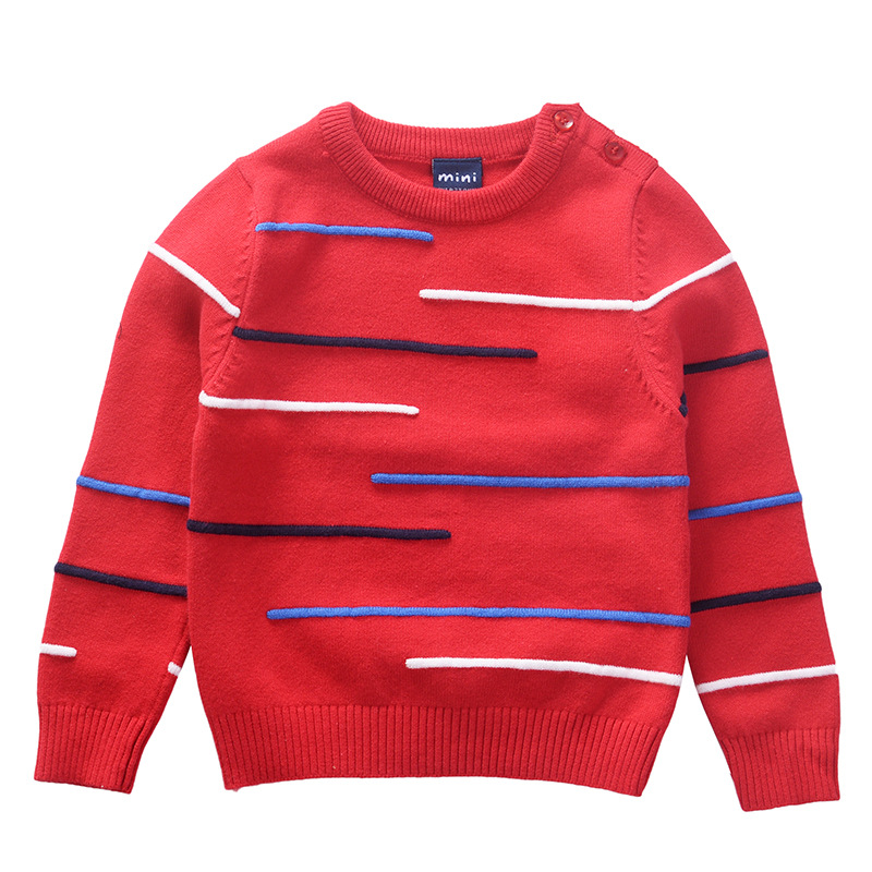 Striped Boys Sweaters Toddler  - Winter Clothing Toddler ulasan dan harga