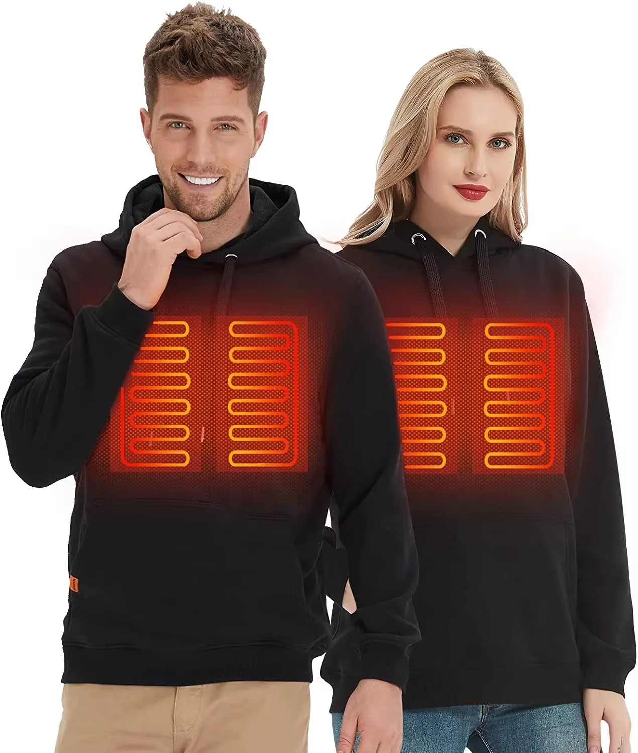 Women USB Heating Hoodies men  - Winter Clothing Essentials ulasan dan harga