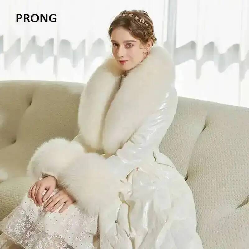 100% Real Fox Fur Collar Winte - Winter Clothing Essentials ulasan dan harga