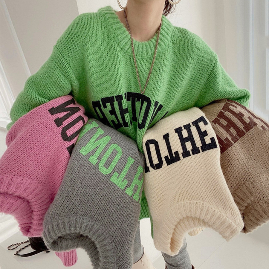 Winter Fashion 5 Colors Letter - Winter Clothing Colors ulasan dan harga
