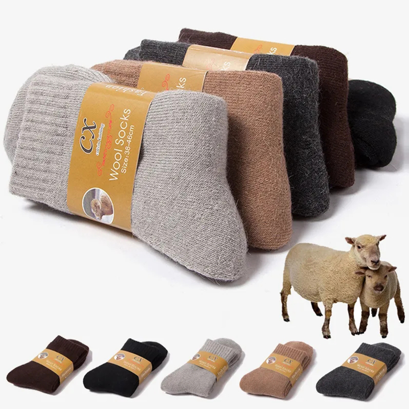 1 Pairs Winter Warm Women Sock - Thermal Sock Merino ulasan dan harga
