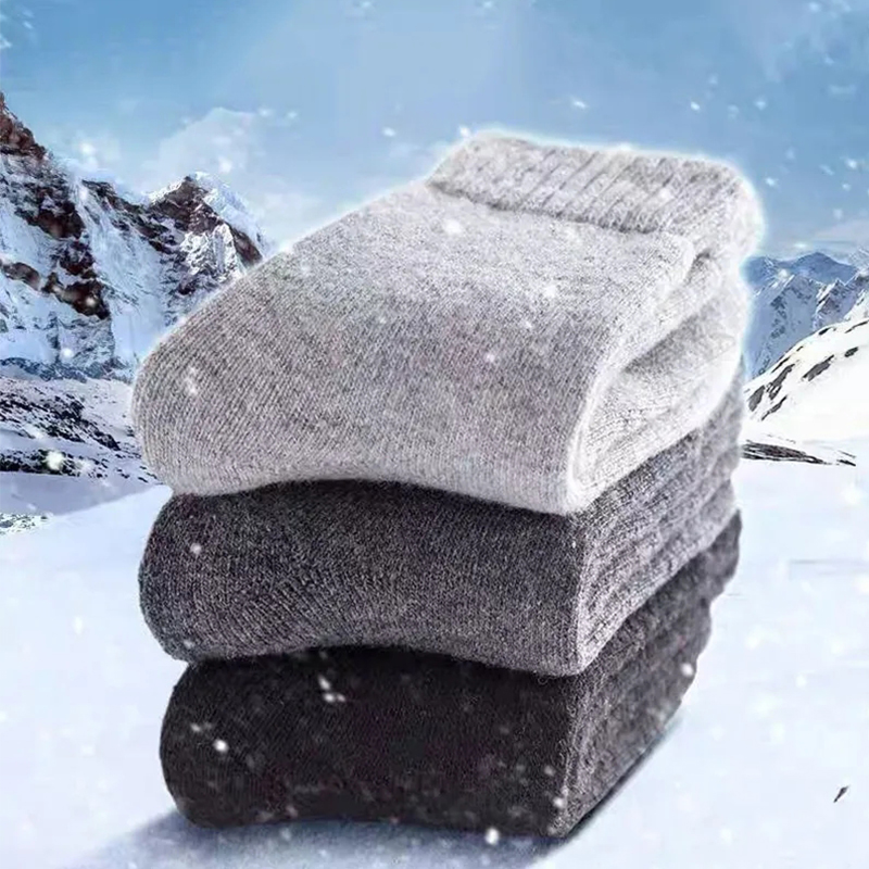 1 Pairs Winter Warm Women Sock - Thermal Sock Merino ulasan dan harga