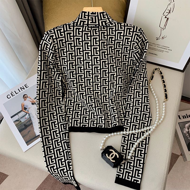 Ladies Fashion Printing Temper - Winter Clothing Trends For Women ulasan dan harga