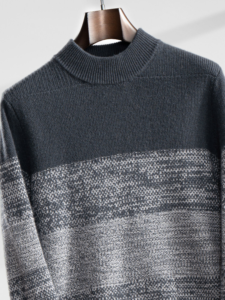 Men's 100% Cashmere Sweater Th - Winter Clothing Colors ulasan dan harga